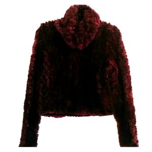 EC Paula Lishman sheared fur sweater